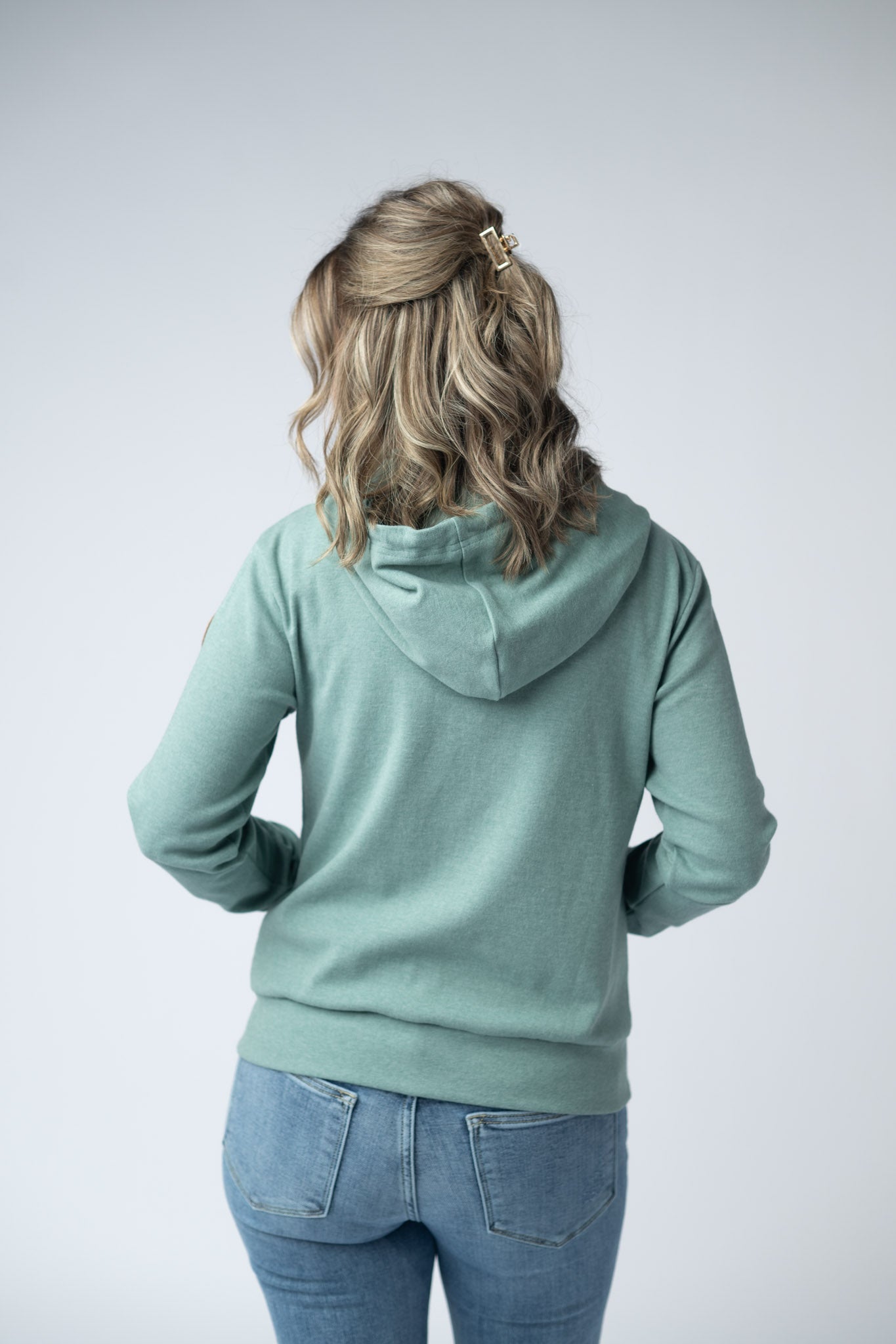 IN STOCK Fullzip Hoodie - Sage FINAL SALE