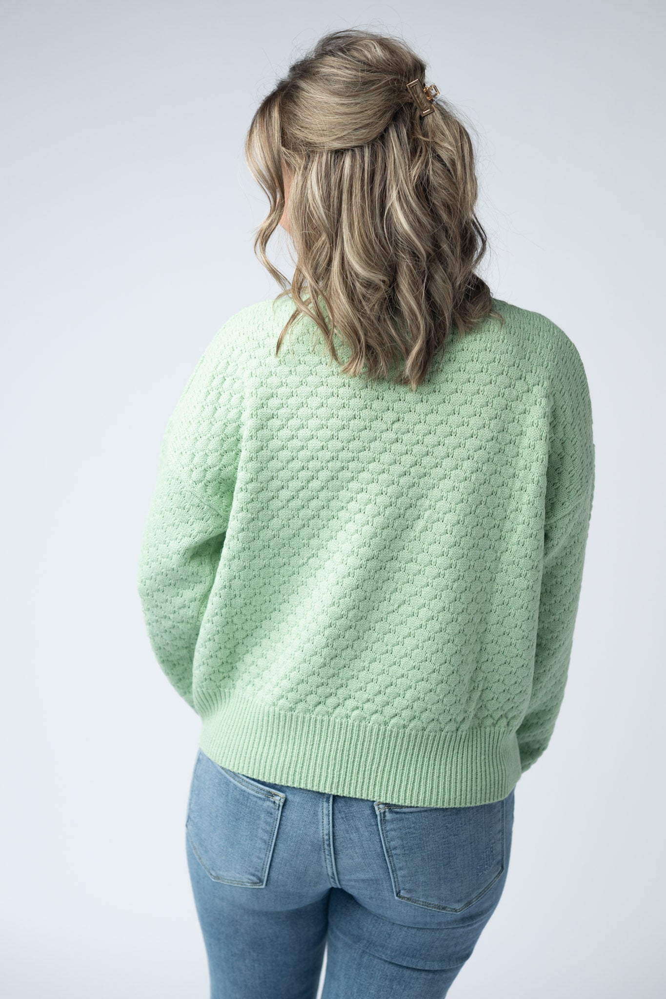 *Gianna Pullover Sweater - Spring Sage Green*