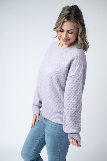 *Gianna Pullover Sweater - Lavender*