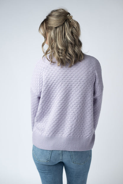 *Gianna Pullover Sweater - Lavender*