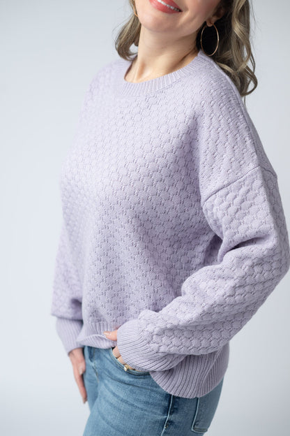 *Gianna Pullover Sweater - Lavender*