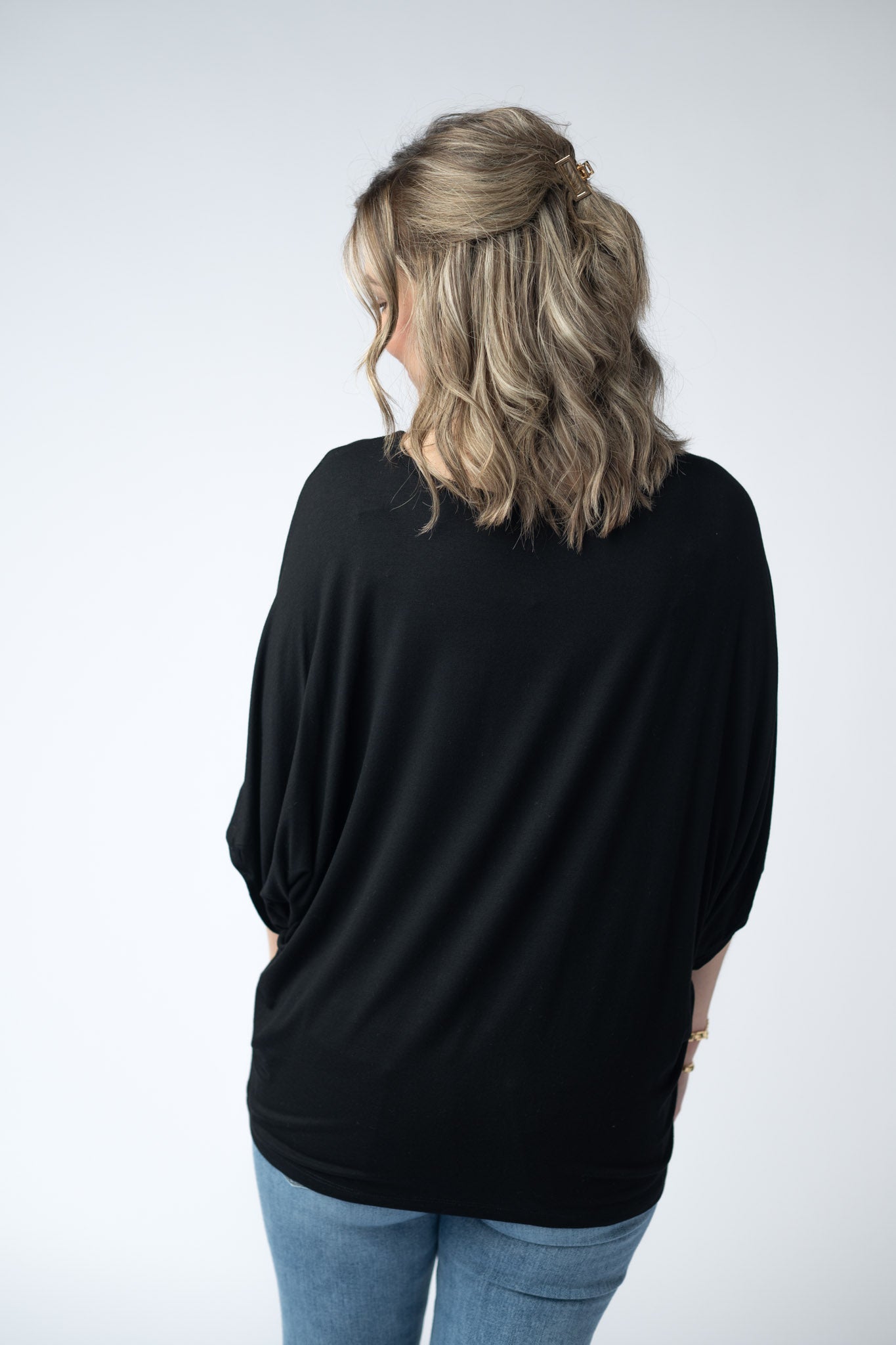 IN STOCK Darcy Dolman Top - Black