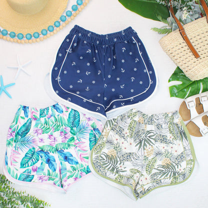 Dolphin Shorts - Tropical Leaf