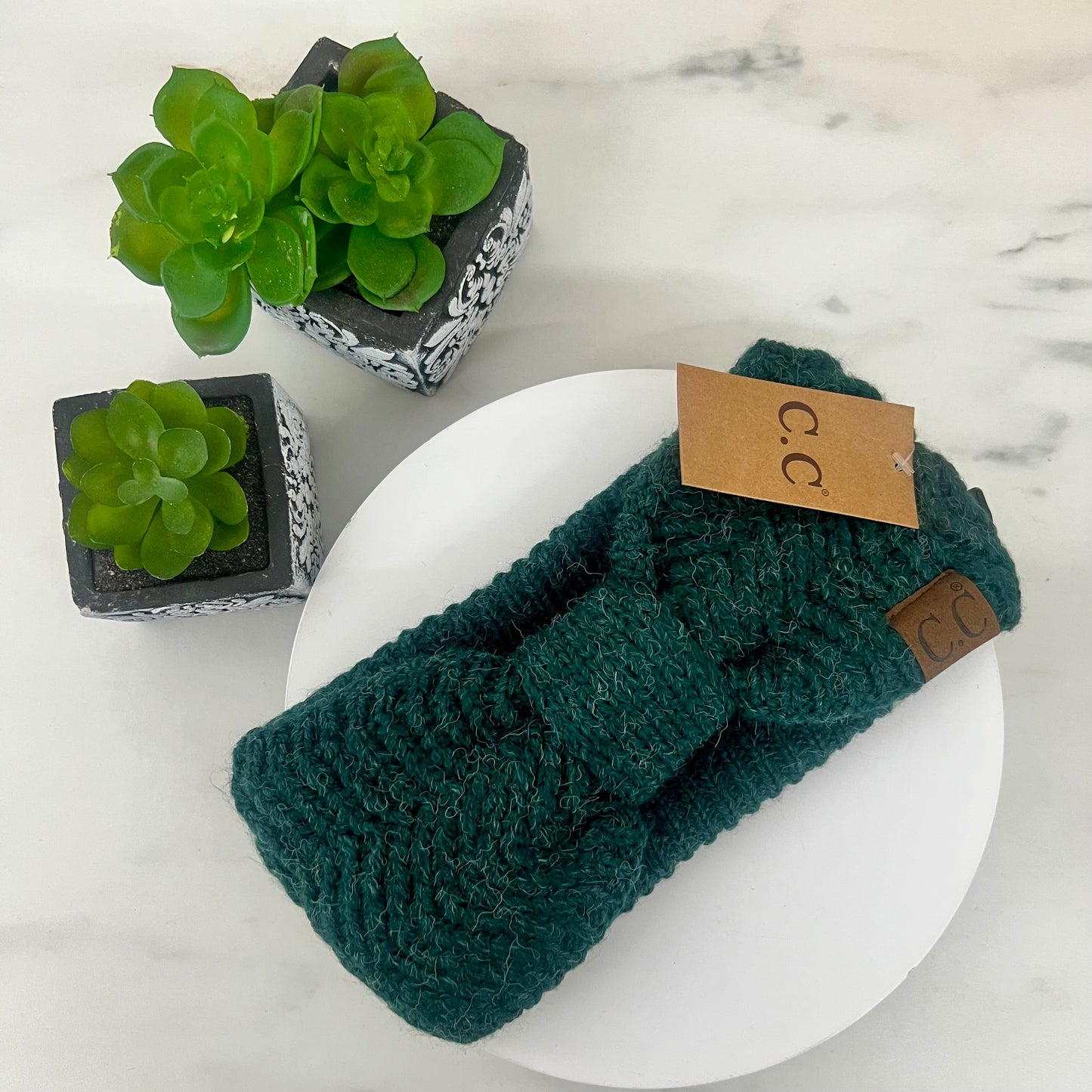 Chevron Knit Knot Women's Fashion Headband