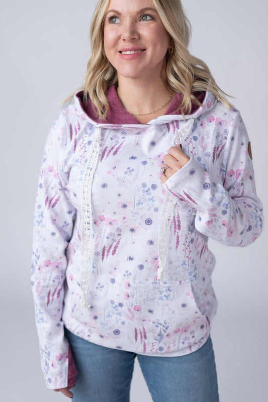 IN STOCK Hailey Pullover Hoodie - Wildflower Gardens FINAL SALE
