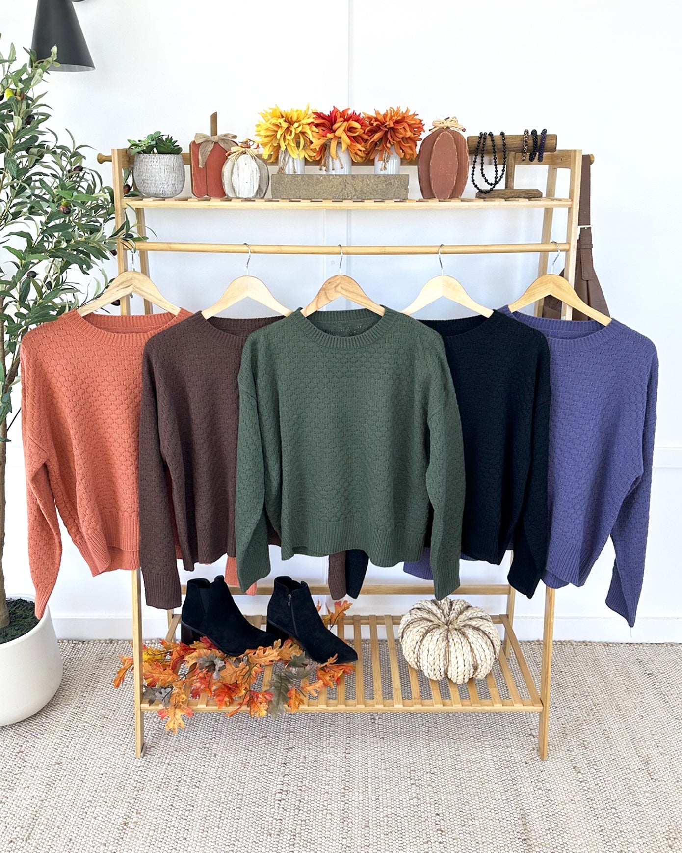 IN STOCK Gianna Pullover Sweater - Slate Blue