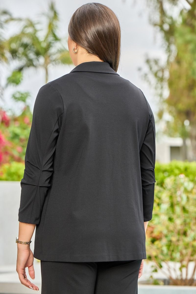 Black Magic 3/4 Sleeve Blazer - Holden Hearts