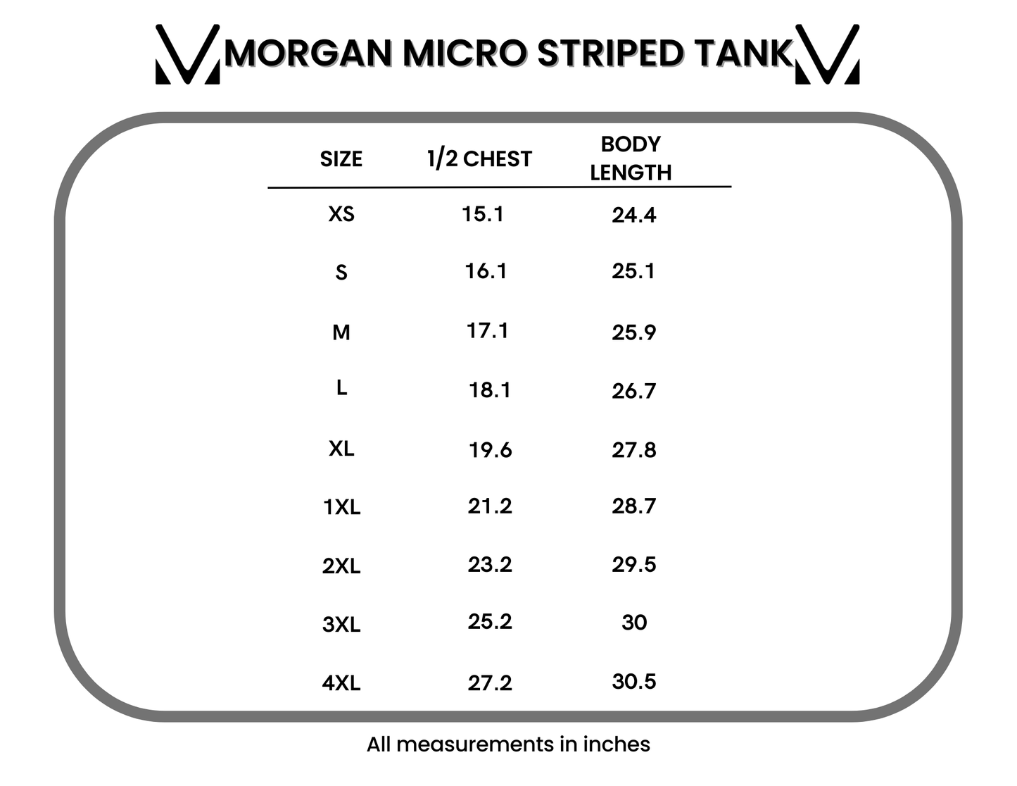 IN STOCK Morgan Micro Striped Tank - Grey FINAL SALE