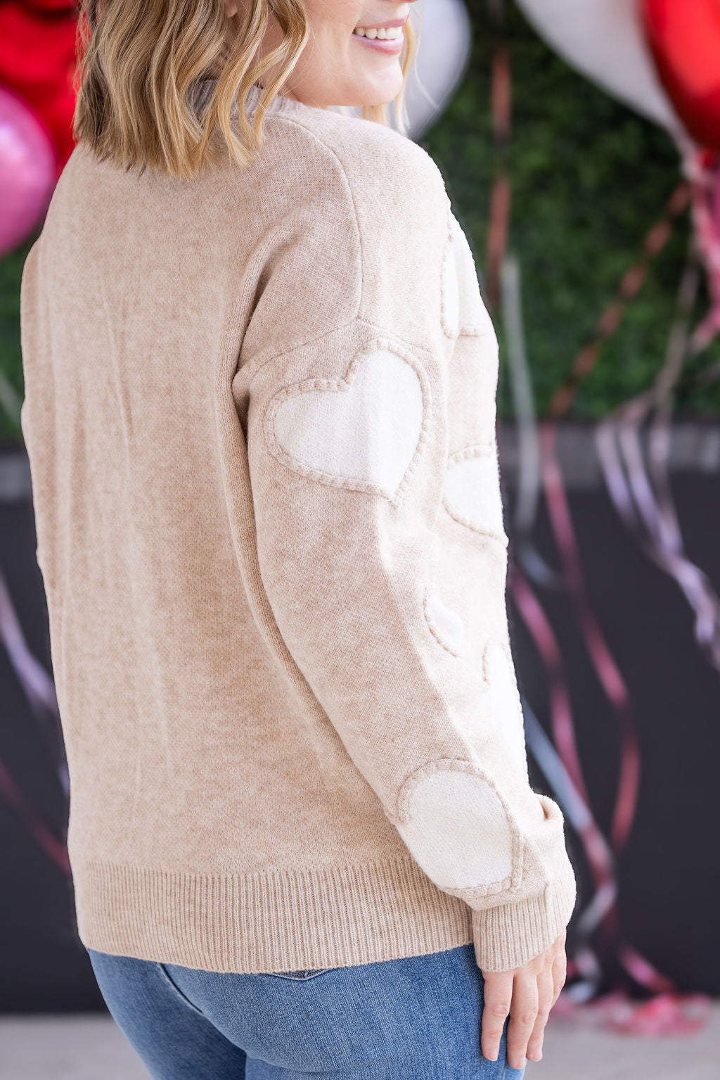 IN STOCK Sweetheart Cardigan - Tan FINAL SALE