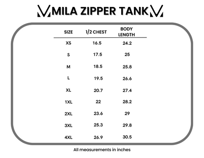 IN STOCK Mila Zipper Tank - Red FINAL SALE