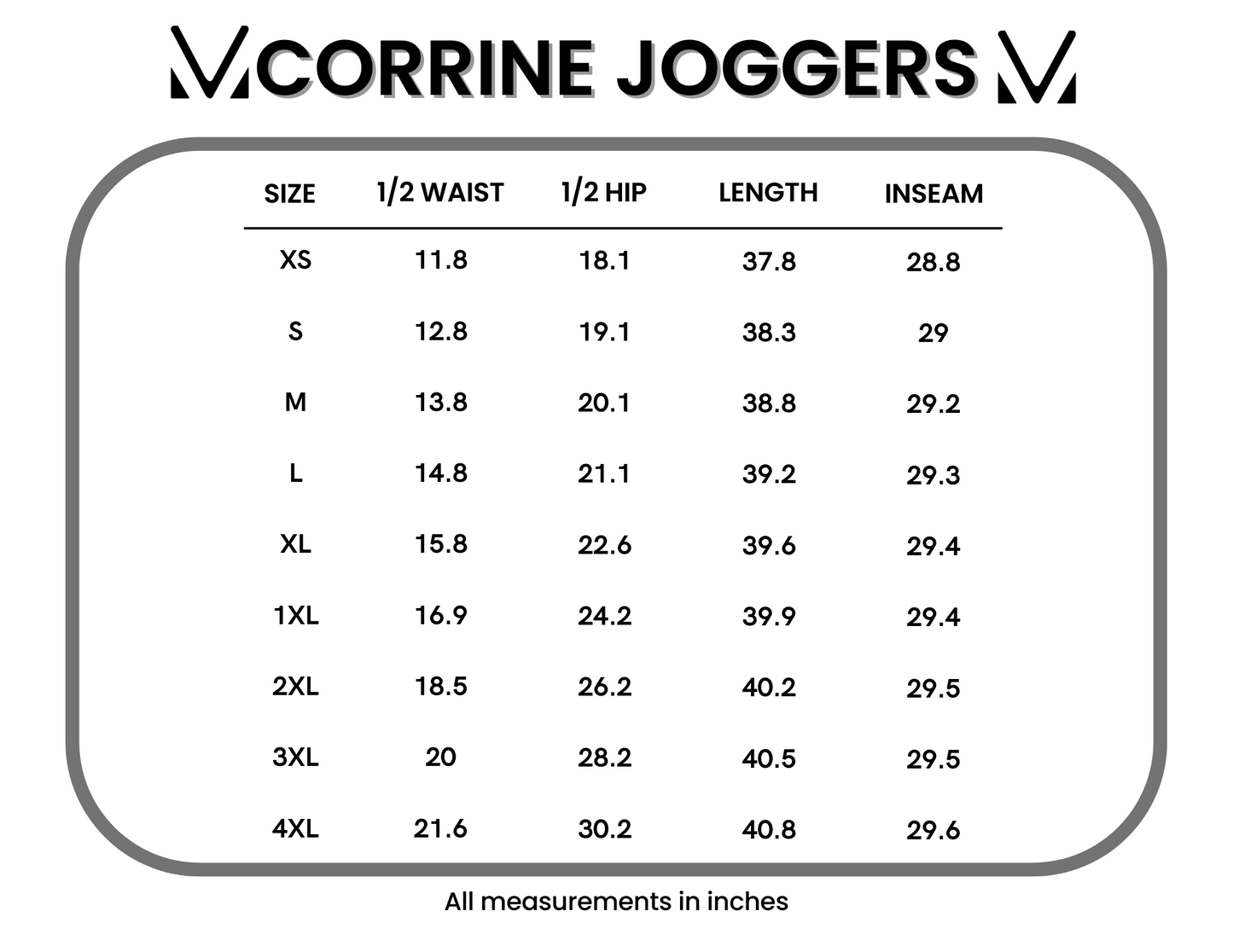 IN STOCK Corrine Joggers - Black