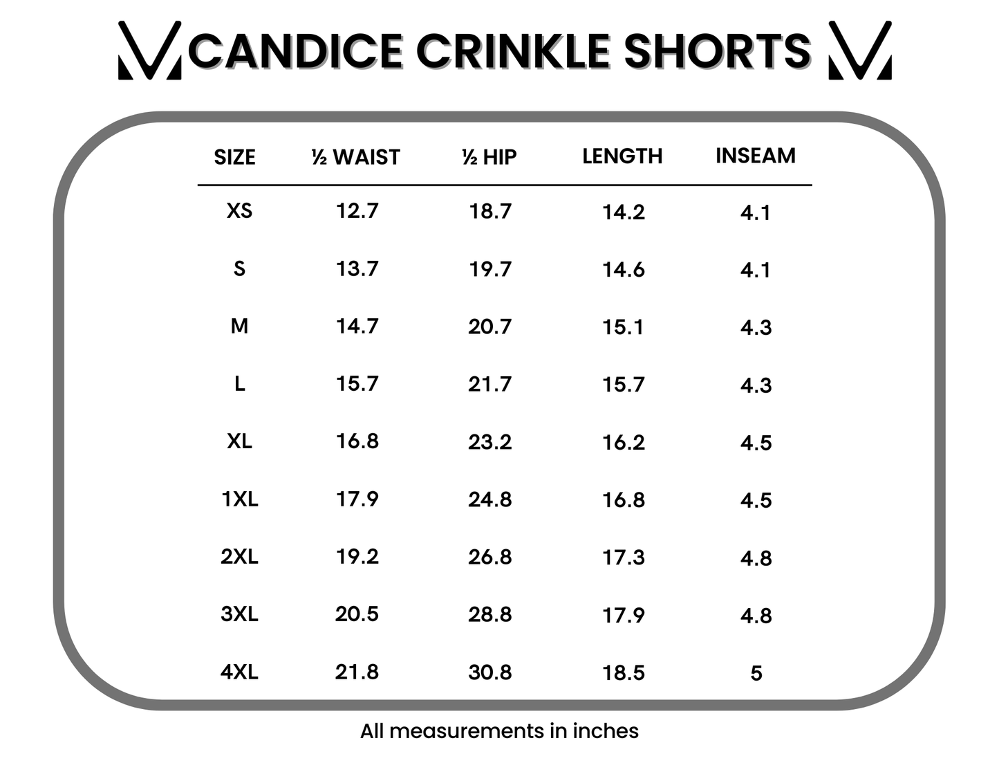Candice Crinkle Shorts - Charcoal