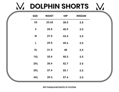 Dolphin Shorts - Tropical Leaf