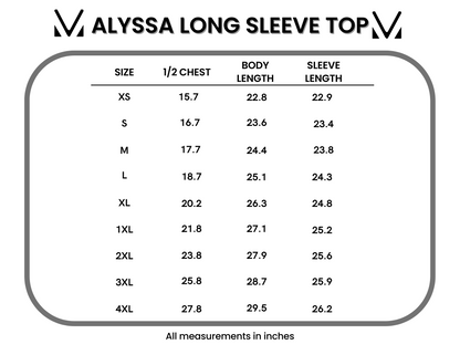 IN STOCK Alyssa Long Sleeve Top - Plum FINAL SALE