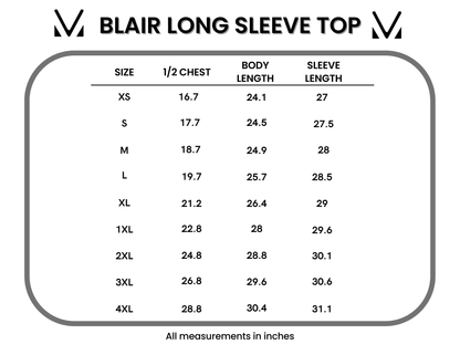 Blair Long Sleeve Top - Dark Olive