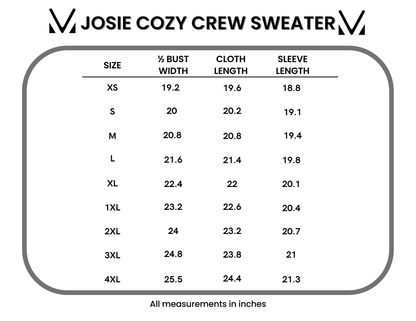 IN STOCK Josie Cozy Crew Sweater - Lavender