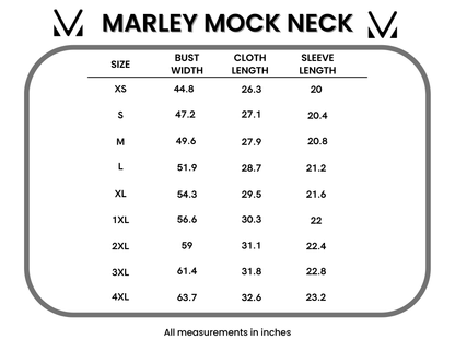 IN STOCK Marley Mock Neck Sweatshirt - Pumpkin