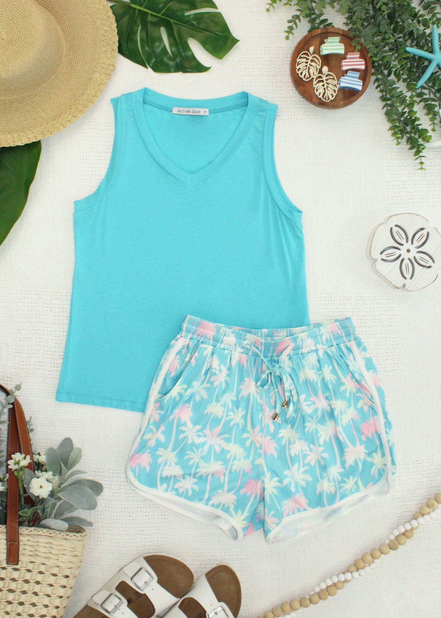 IN STOCK Noelle Tank - Aqua FINAL SALE