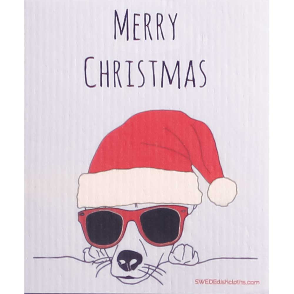 Swedish Dishcloth Christmas Dog