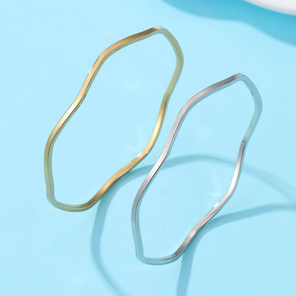 18K NON-TARNISH WATERPROOF STAINLESS STEEL BANGLE |40B5237