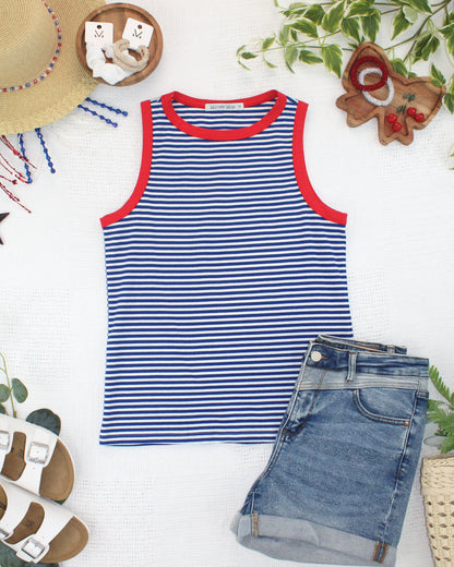 IN STOCK Classic Tank - Patriotic Stripes FINAL SALE