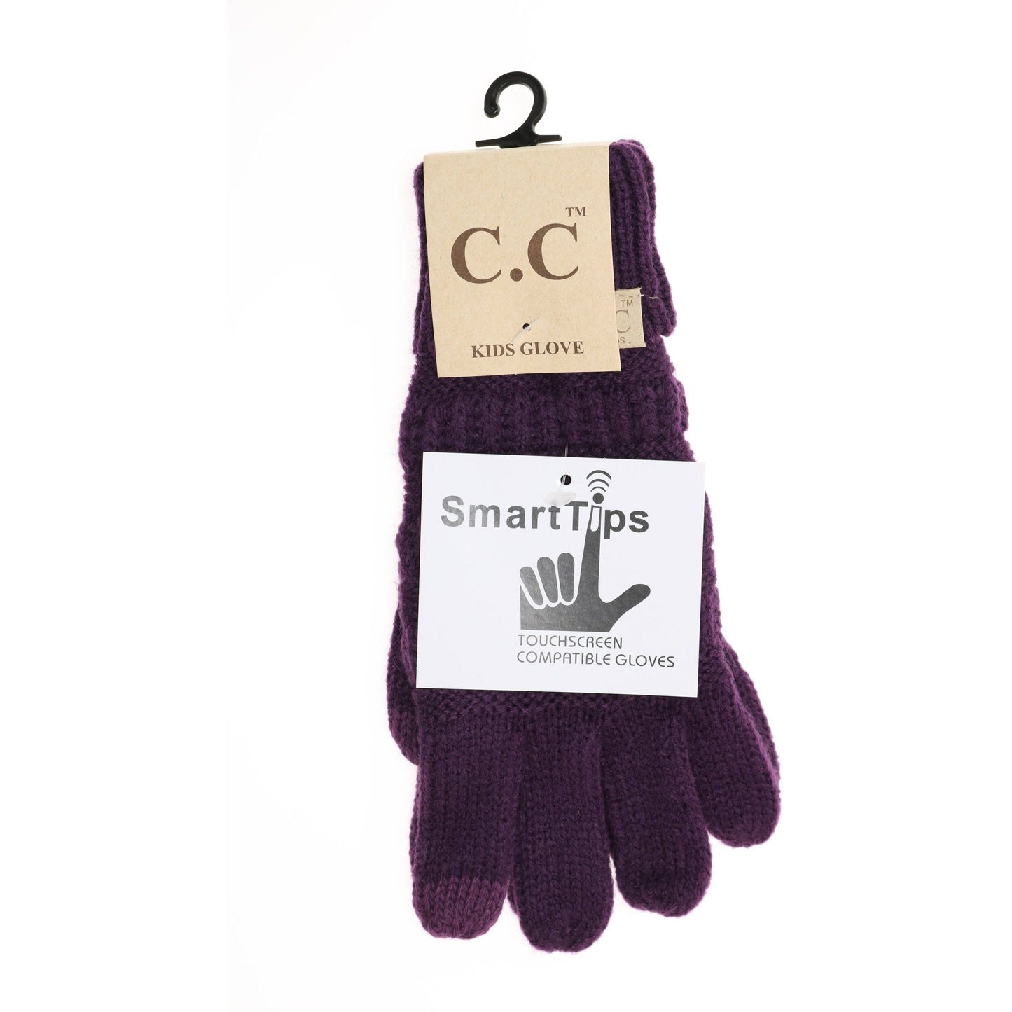 KIDS Solid Cable Knit CC Gloves G20KIDS - Holden Hearts