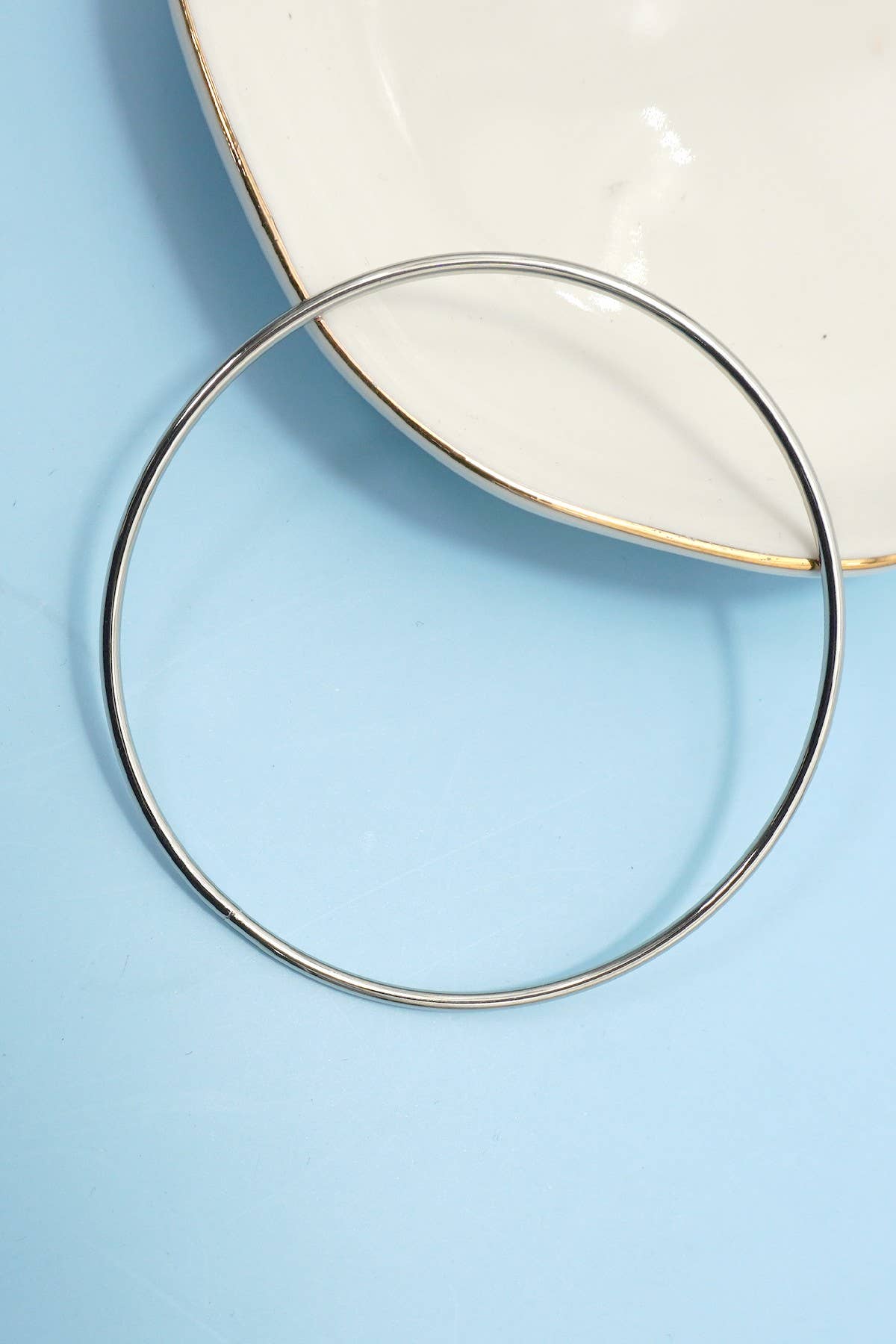 18K NON-TARNISH WATERPROOF STAINLESS STEEL BANGLE |40B5237