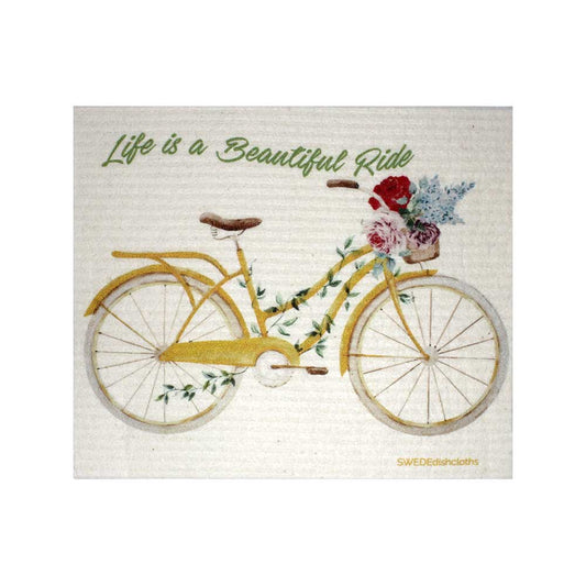 Swedish Dishcloth Beautiful Life Bike - Holden Hearts