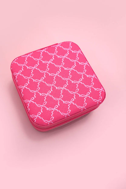 DESIGNED JEWELRY ORGANIZER TRAVEL BOX CASE | 40P566