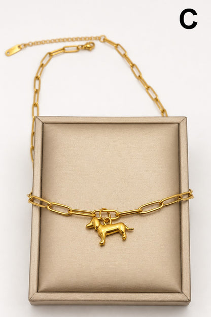 Dog Charm Necklace