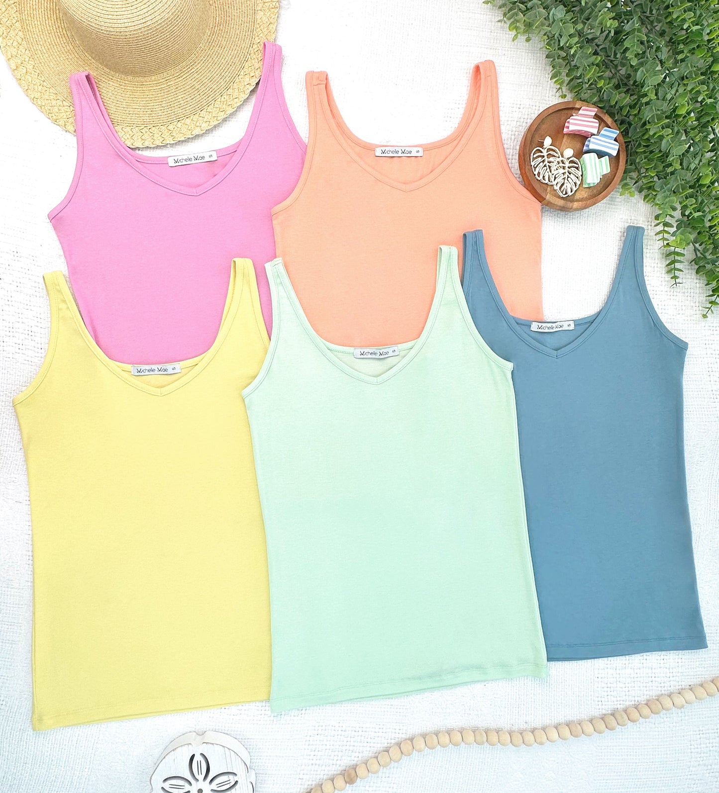 IN STOCK Kennedy Tank - Lemon FINAL SALE