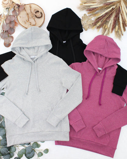 IN STOCK Hailey Hoodie - Light Grey