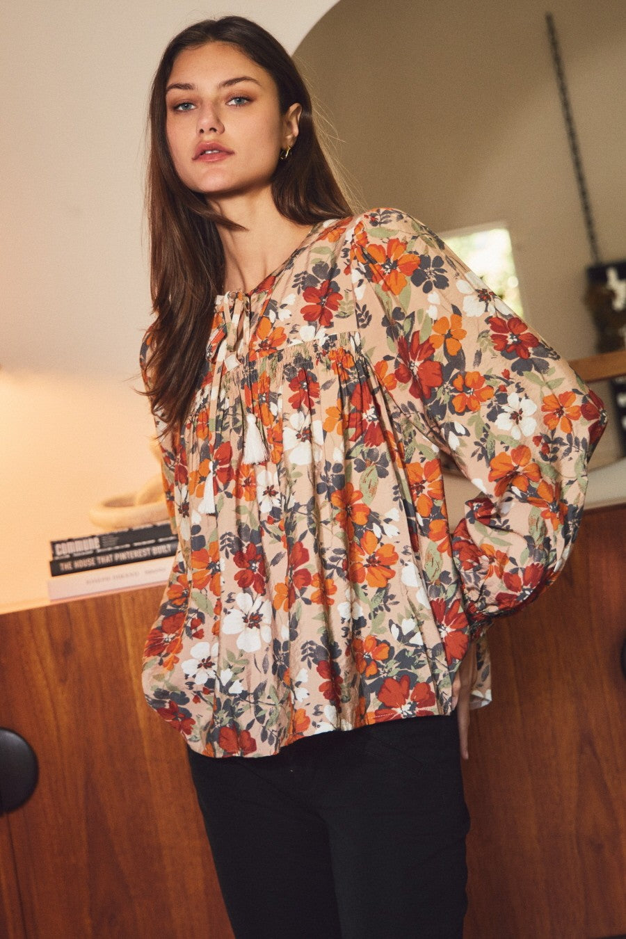Wildflower Woven Top