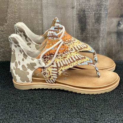 Rockin' Sandal in Cow - Holden Hearts