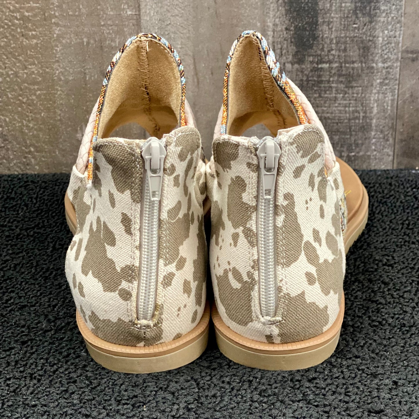 Rockin' Sandal in Cow - Holden Hearts