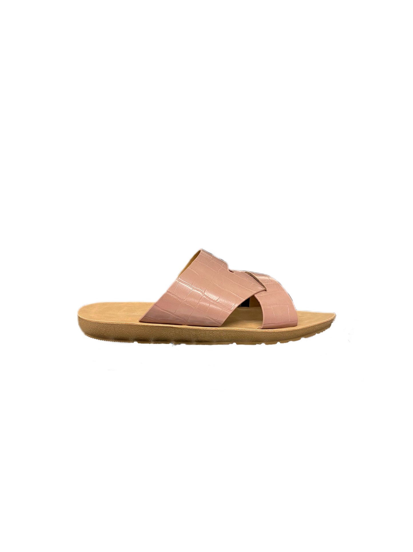 Classy and Comfortable Sandals in Blush - Holden Hearts