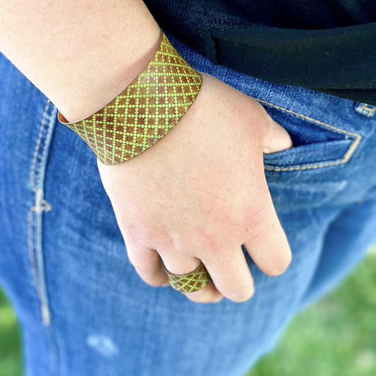 Rad Rings in Chartreuse - Holden Hearts